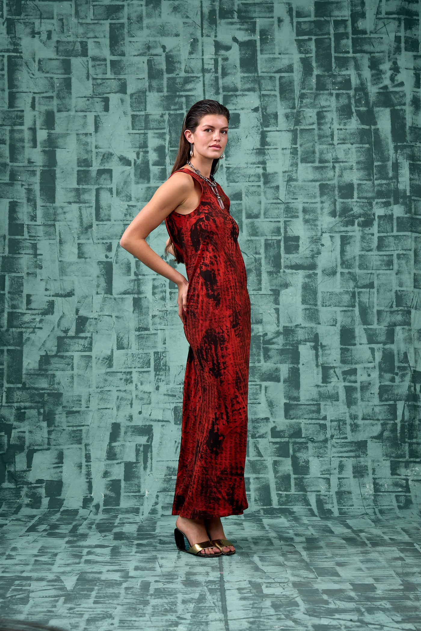 V-Back Dress