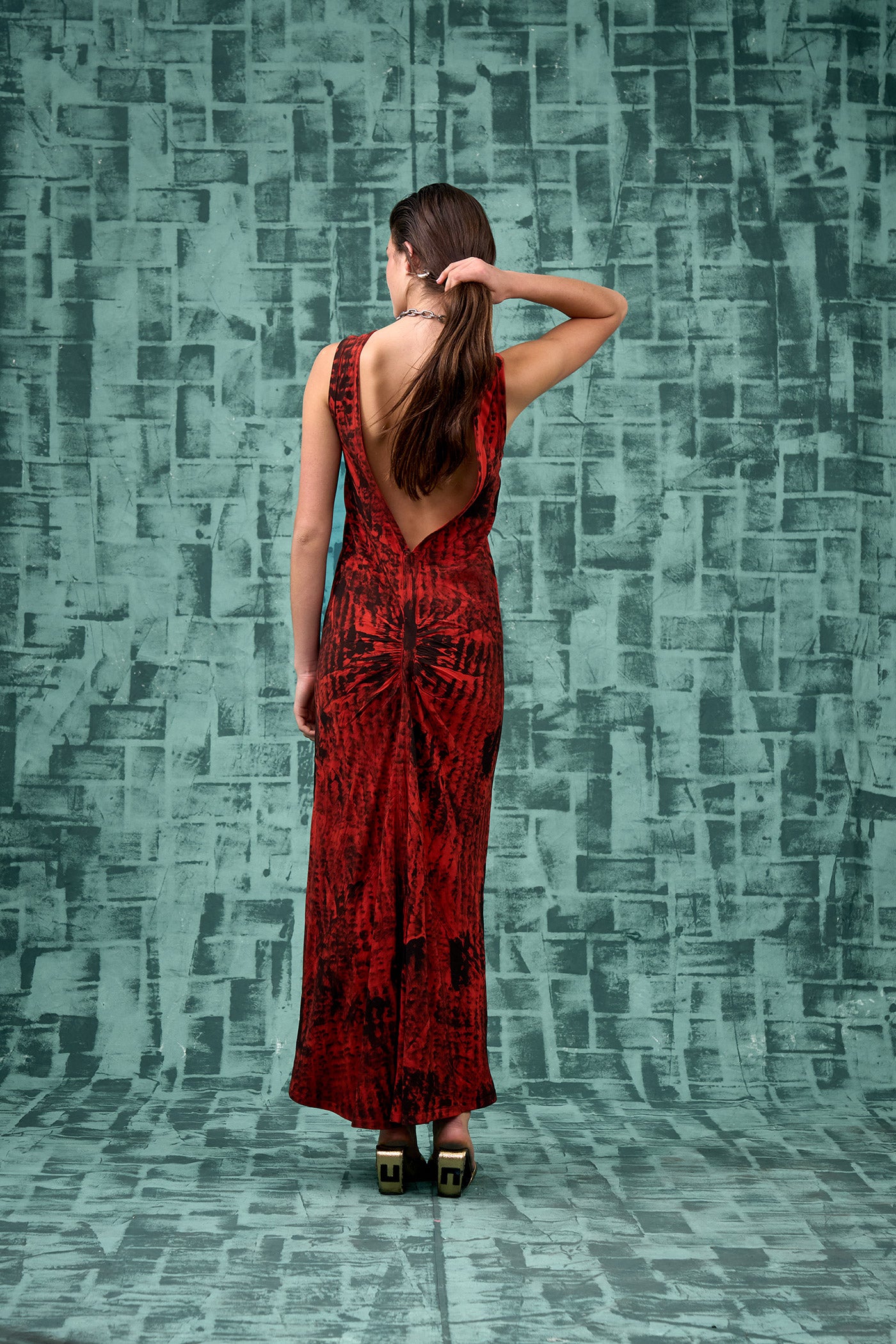 V-Back Dress