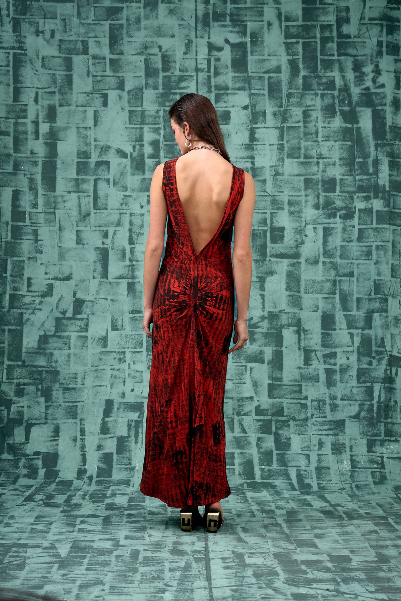 V-Back Dress