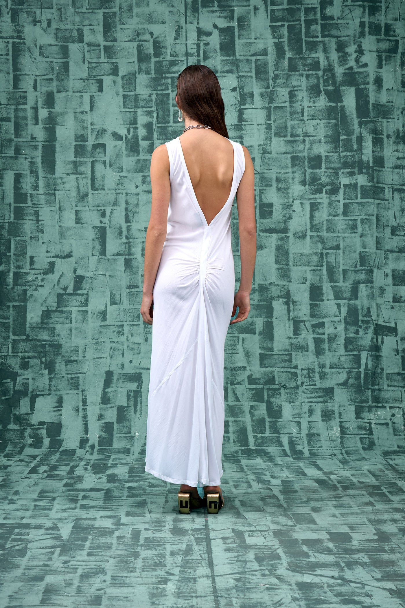 V-Back Dress