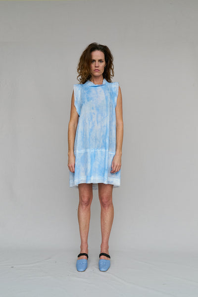 W35T BY NICOLA WEST, BOXY, EXPOSED ARM HOLE, COTTON, SIZE MOST, ROMANCE, DRESS, HAND PAINTED, END OF RUN, COOL, GOOD SPORT, KICK BACK, LOUNGE, COMFORTABLE